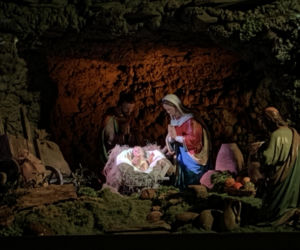 Żłóbek w Panewnikach 2025. Franciszkanie postawili na symboliczne sceny