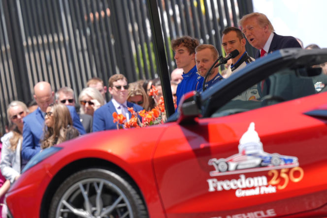 Trump zaprasza na wyścigi IndyCar na zwieńczenie obchodów rocznicowych w Waszyngtonie