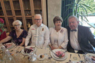 Lech Wałęsa pochwalił się na małżonką