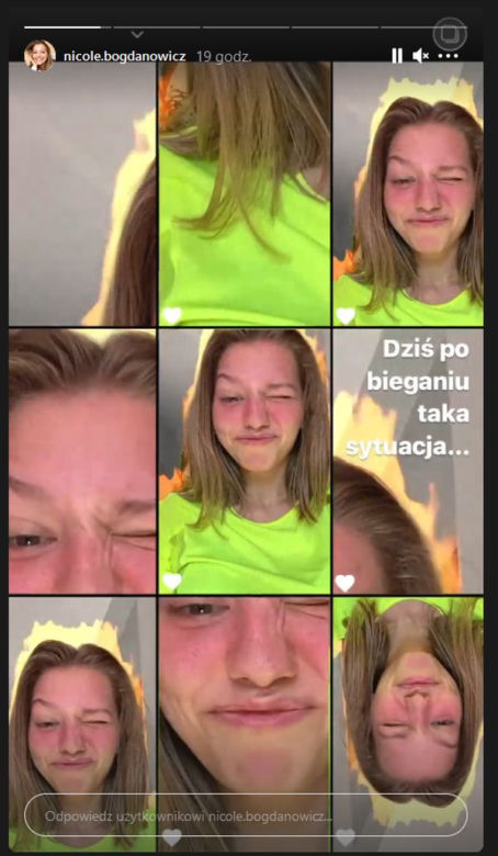 Nicole Boganowicz - Julka z serialu Przyjaciółki na Instagramie