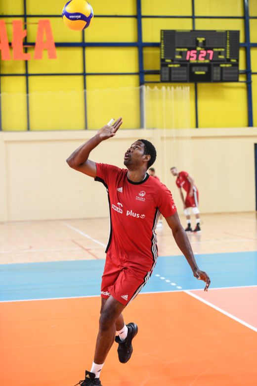 Wilfredo Leon na zgrupowaniu siatkarzy w Spale