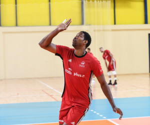 Wilfredo Leon na zgrupowaniu siatkarzy w Spale