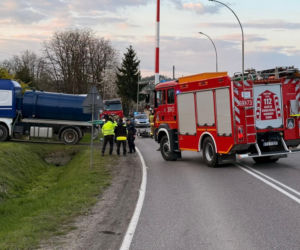 Groźny wypadek w Małopolsce. Ranni motocykliści w szpitalu
