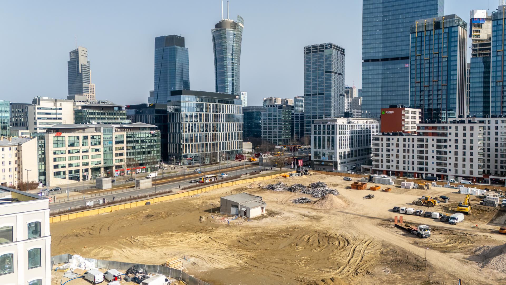 NOHO ONE w Warszawie w budowie