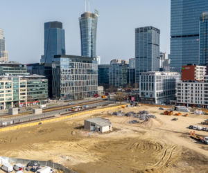 NOHO ONE w Warszawie w budowie