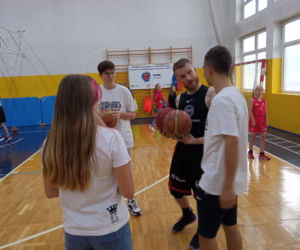 Basket Camp w Grudziądzu. Trening z Kacpą
