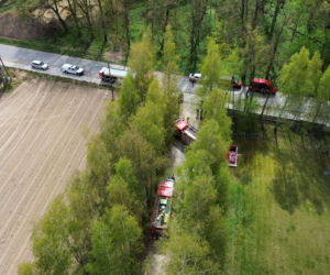 Lokalni strażacy odbyli ćwiczenia ratownicze w gminie Zbuczyn