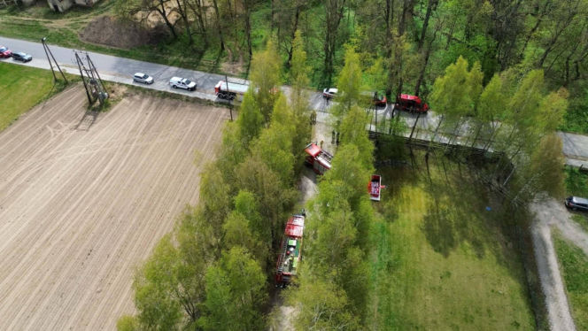 Lokalni strażacy odbyli ćwiczenia ratownicze w gminie Zbuczyn