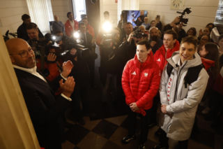 Kacper Tomasiak, Władimir Semirunnij i inni na spotkaniu u Ministra Sportu