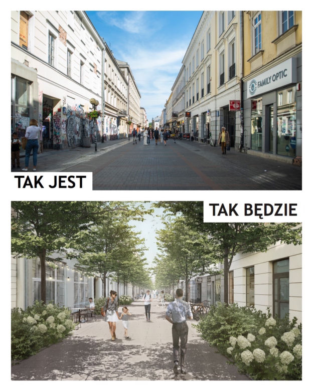 Będą drzewa na Chmielnej. Konserwator jednak się zgodził 