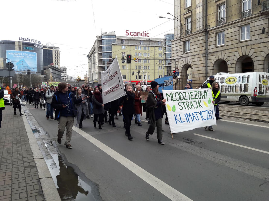 Młodzieżowy strajk klimatyczny we Wrocławiu
