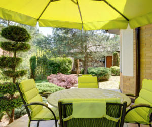 Optymalne usytuowanie tarasu względem stron świata.