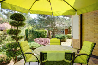 Optymalne usytuowanie tarasu względem stron świata.