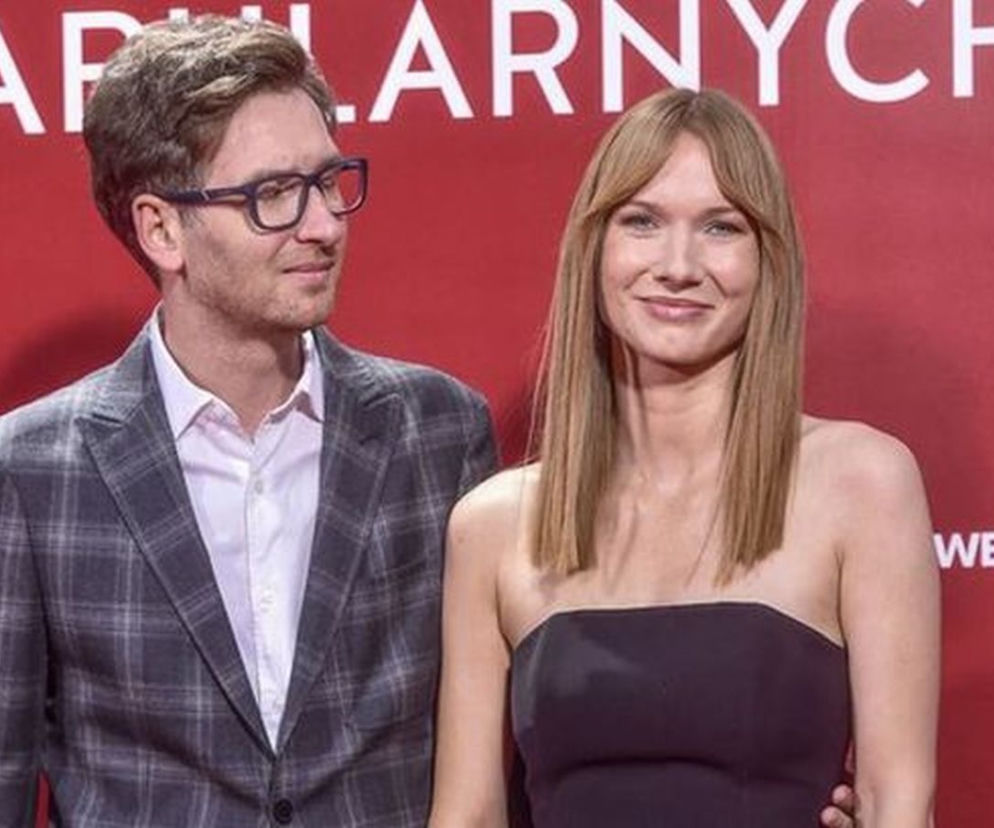 Na dobre i na złe: Katarzyna Dabrowska (Wiktoria) z narzeczonym - Jarosław Tumidajski