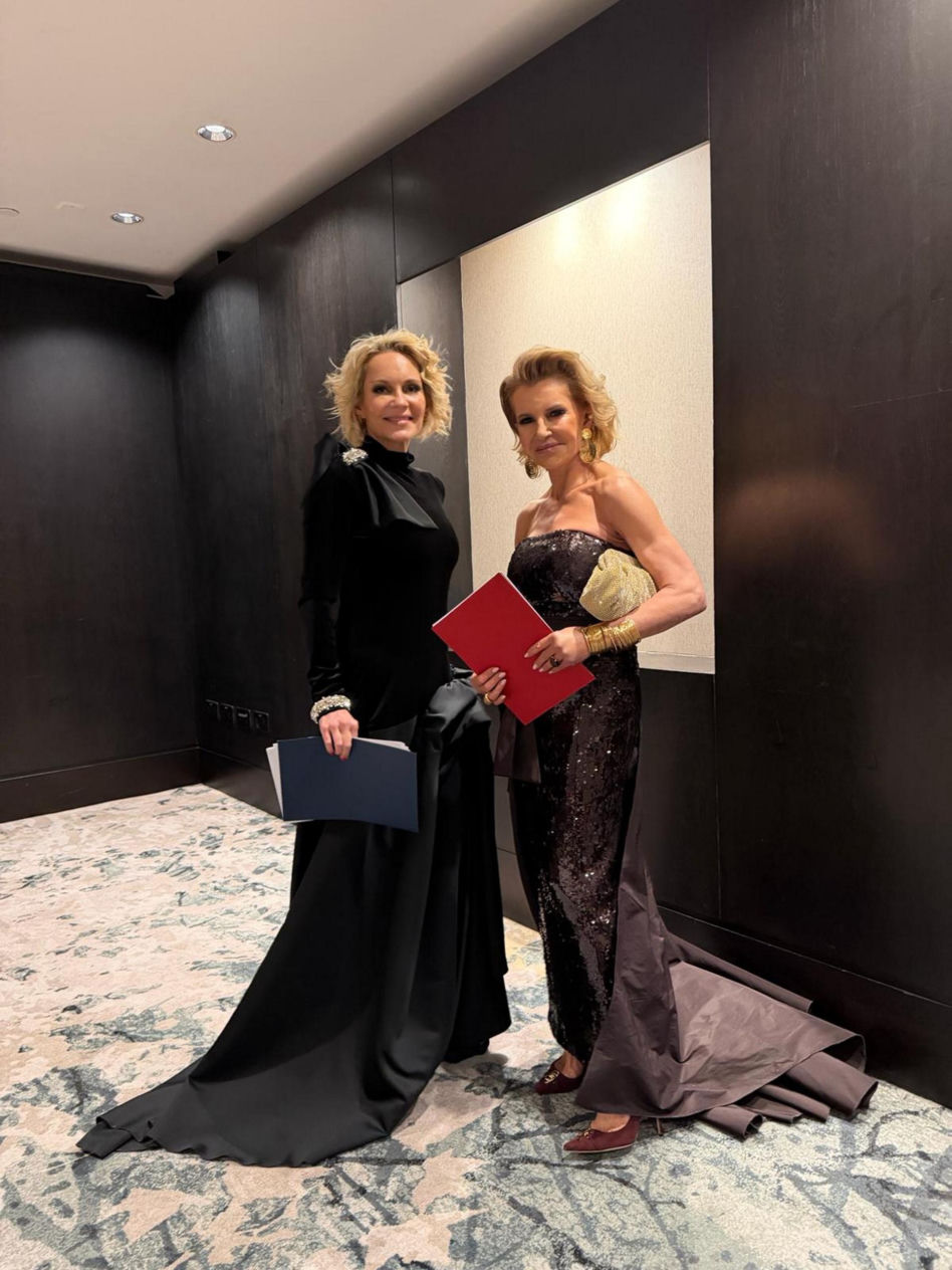 Katarzyna Madera i Joanna Racewicz na balu w Londynie