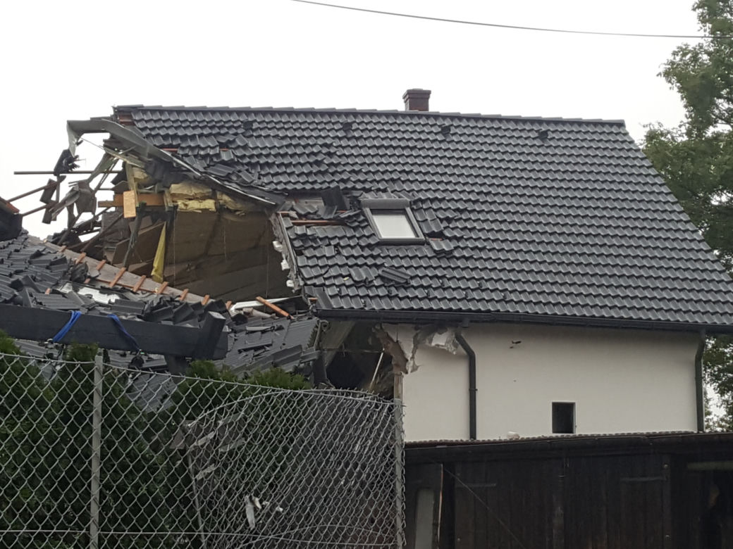 Wybuch gazu w Kobiernicach