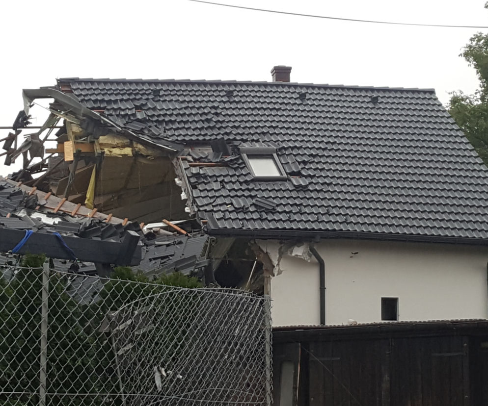 Wybuch gazu w Kobiernicach