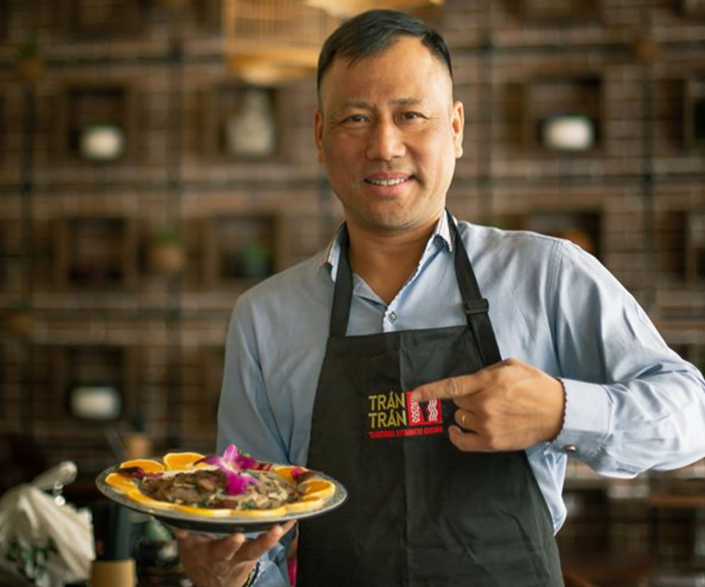 Vinh Quing Tran, właściciel restauracji Tran Tran