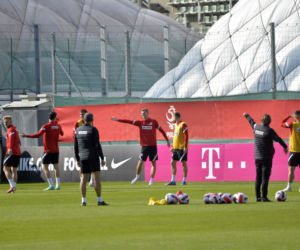 Trening reprezentacji na stadionie Legii