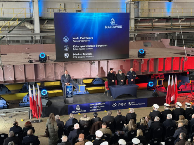 Budowa Ratownika ruszyła na dobre. Nowoczesny okręt wzmocni Marynarkę Wojenną