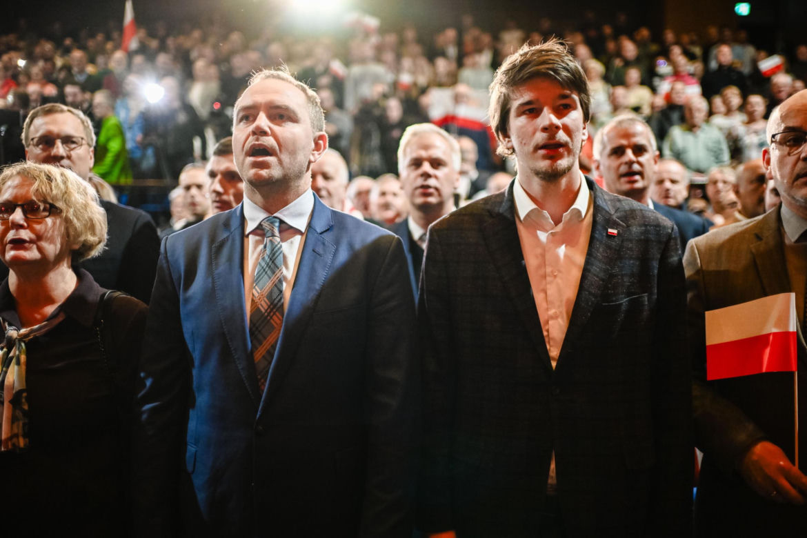 Nawrocki z rodziną na zakupach świątecznych