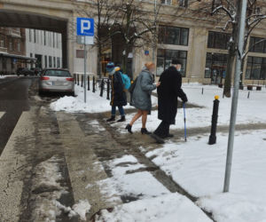 Potężna śnieżyca zasypała Warszawę