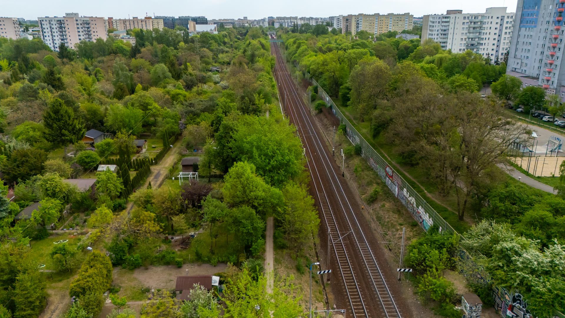 Rezerwa pod trasę N-S w Warszawie na wysokości Ochoty