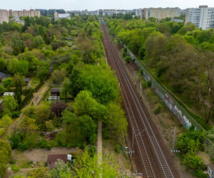 Rezerwa pod trasę N-S w Warszawie na wysokości Ochoty