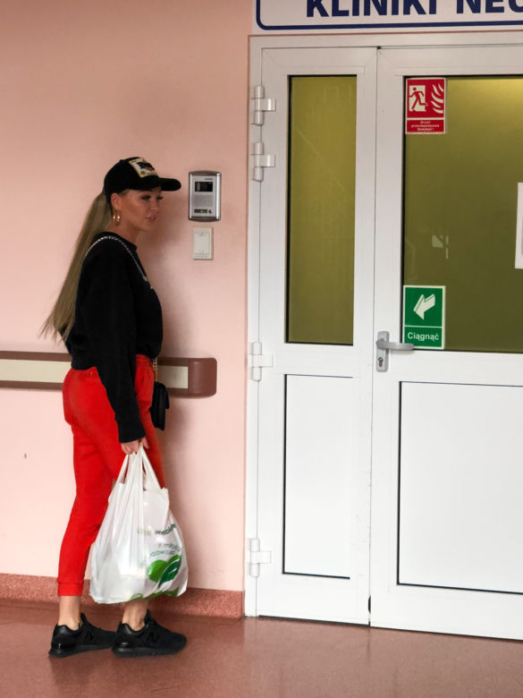 Roxi Gąska odwiedza Jacka w szpitalu