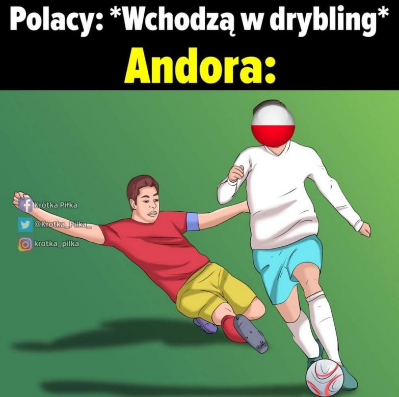 Memy po meczu Polska - Andora