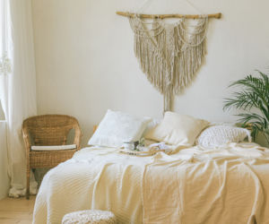 Sypialnia boho
