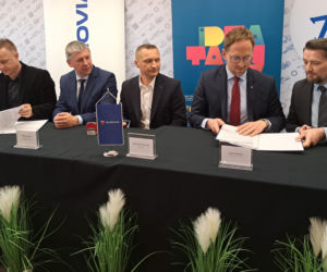 Podpisanie umowy na remont ul. Lwowskiej w Tarnowie