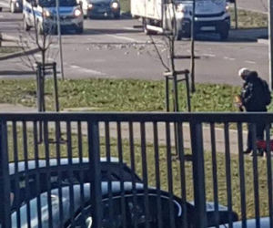Potrącenie pieszego na ul. Żeromskiego w Białymstoku