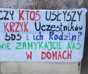 Rozpaczliwy apel opiekunów niepełnosprawnych