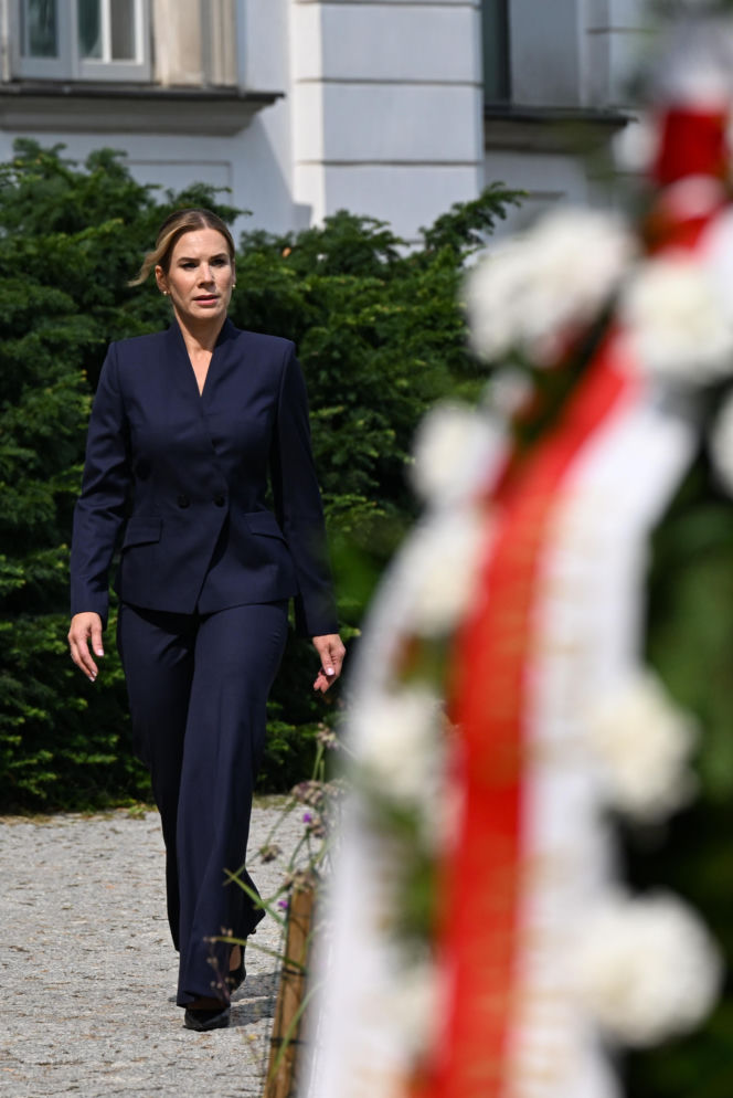 Marta Nawrocka w hołdzie Bohaterkom Powstania Warszawskiego