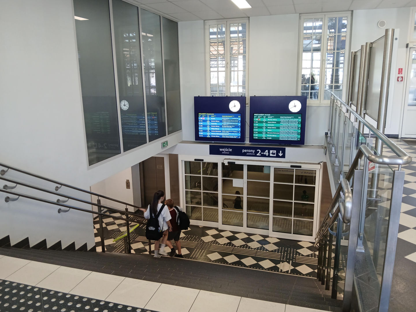Dworzec kolejowy w Białymstoku po modernizacji