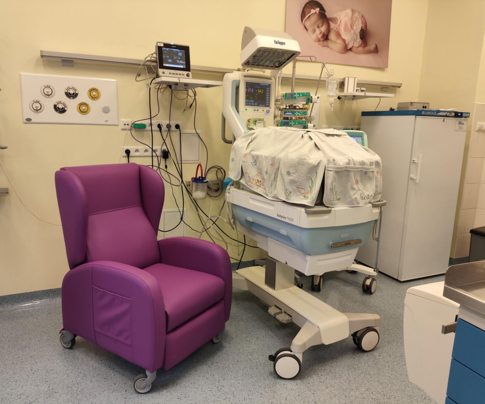 Lubelski szpital dostał fotele do kangurowania. Było ich za mało