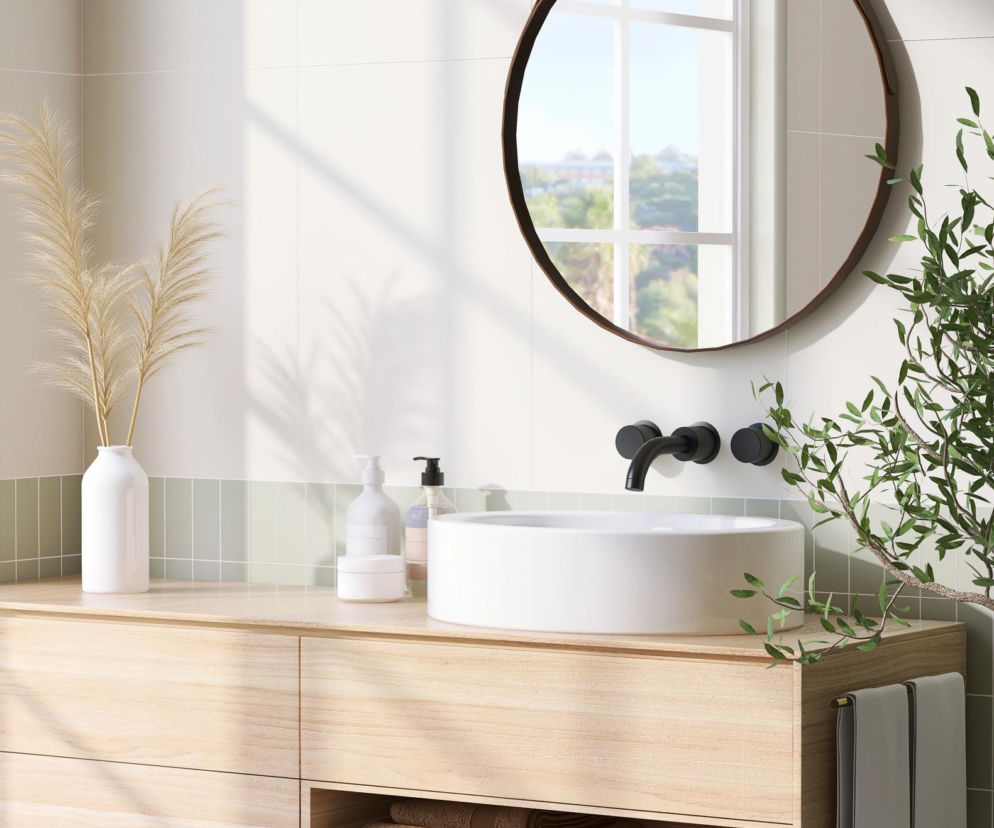 Natura w łazience? Kolory ziemi to strzał w dziesiątkę! Zobacz inspiracje