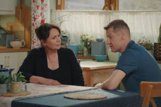 M jak miłość odc. 1947. Paweł (Rafał Mroczek), Marysia (Małgorzata Pieńkowska)