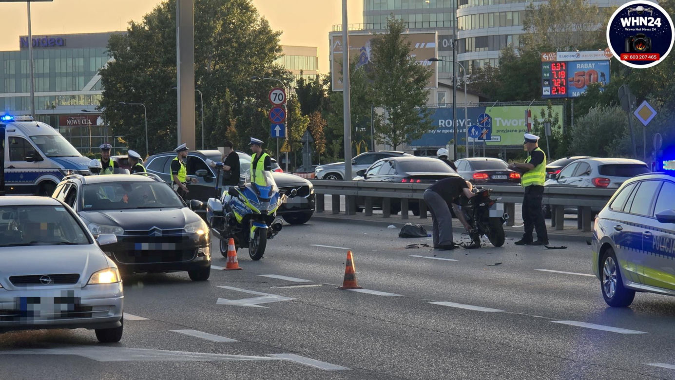 Dramat w Alejach Jerozolimskich. Nie żyje 16-letni motocyklista