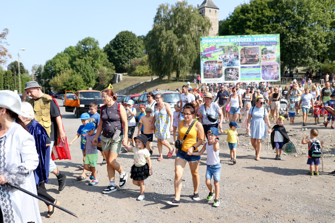 Parada smoków w Będzinie 