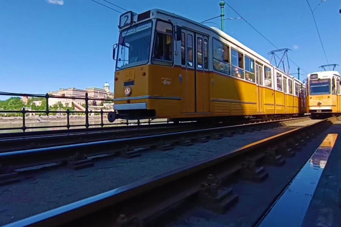 Budapeszt z okien tramwaju