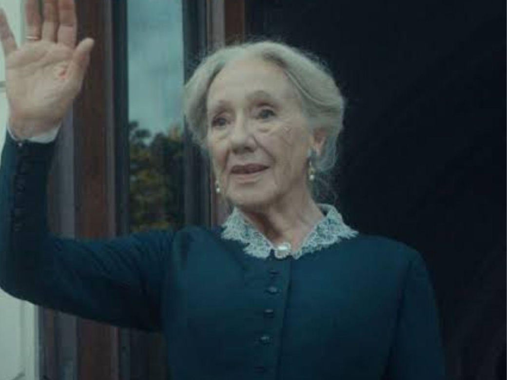Maja Komorowska jako prezesowa Zasławska (film)