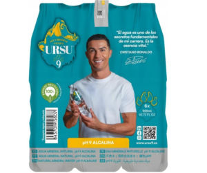 Woda klasy premium. Tyle trzeba dać za butelkę z twarzą Ronaldo