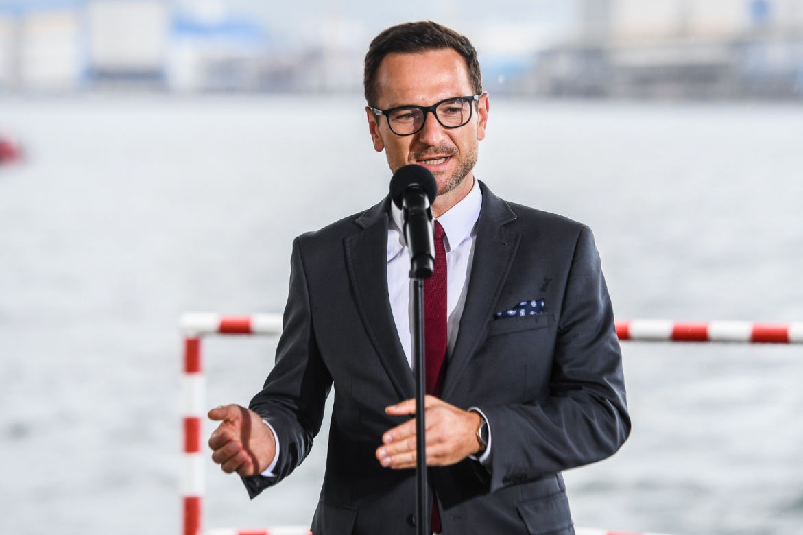 Morawiecki w Porcie Gdynia