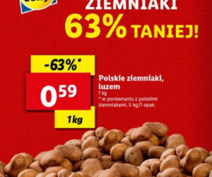ziemniaki, luzem 0,59 zl/ 1 kg  