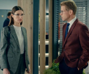 BrzydUla 2, odcinek 196. Ula (Julia Kamińska), Sebastian (Łukasz Garlicki)