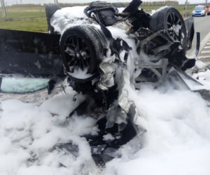Tragiczny wypadek na S8. Kierowca dachującego BMW nie przeżył