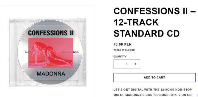 Nowa płyta Madonny to spory wydatek