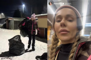 Doda nie czekała. Zrobiło się zimno, więc pobiegła ubierać psy ze schroniska. Mrozy dały nam popalić